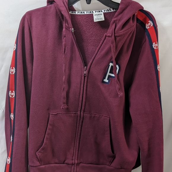 PINK Victoria's Secret Jackets & Blazers - PINK Victoria's Secret Hoodie jacket.  Size large.